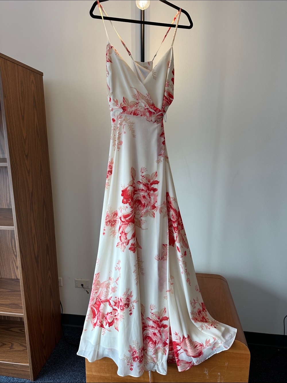 Lulus Elegantly Inclined Wrap Dress - XL